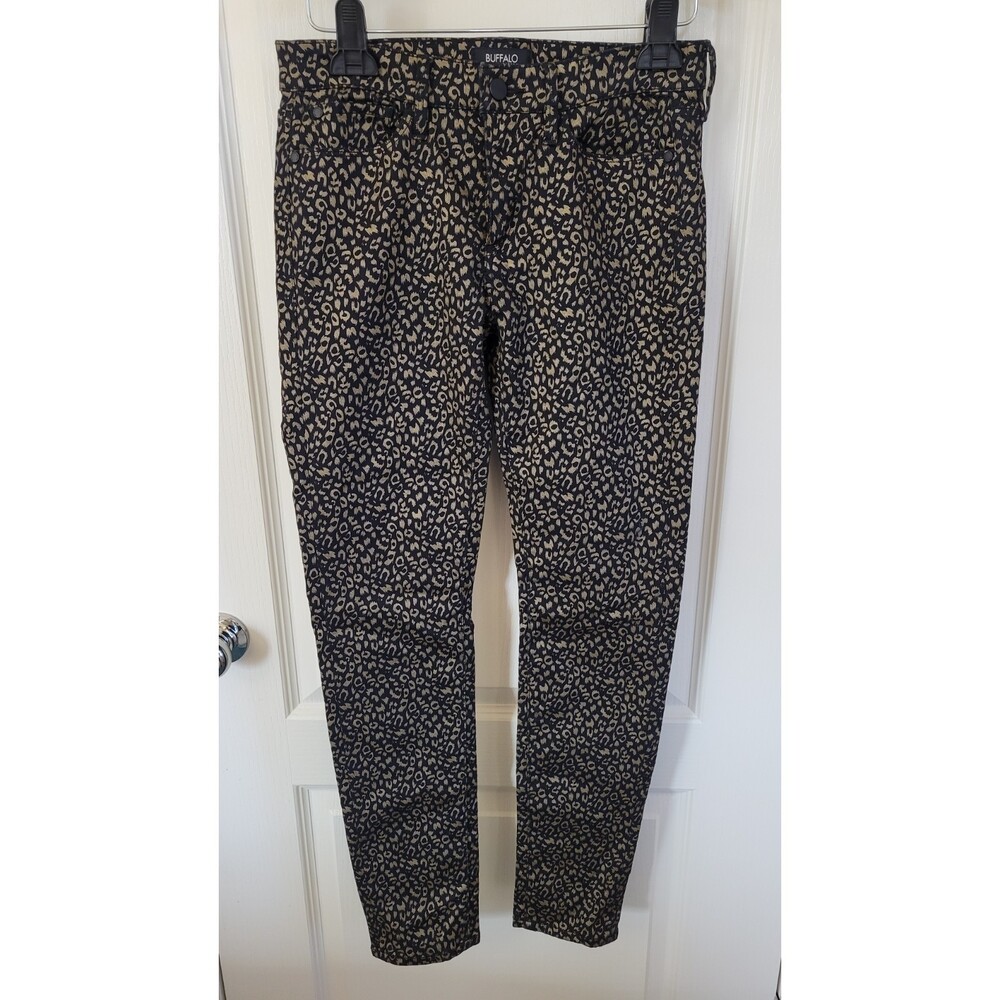 Women's Leopard Cheetah Print Faith Buffalo David Bitton Skinny Jeans